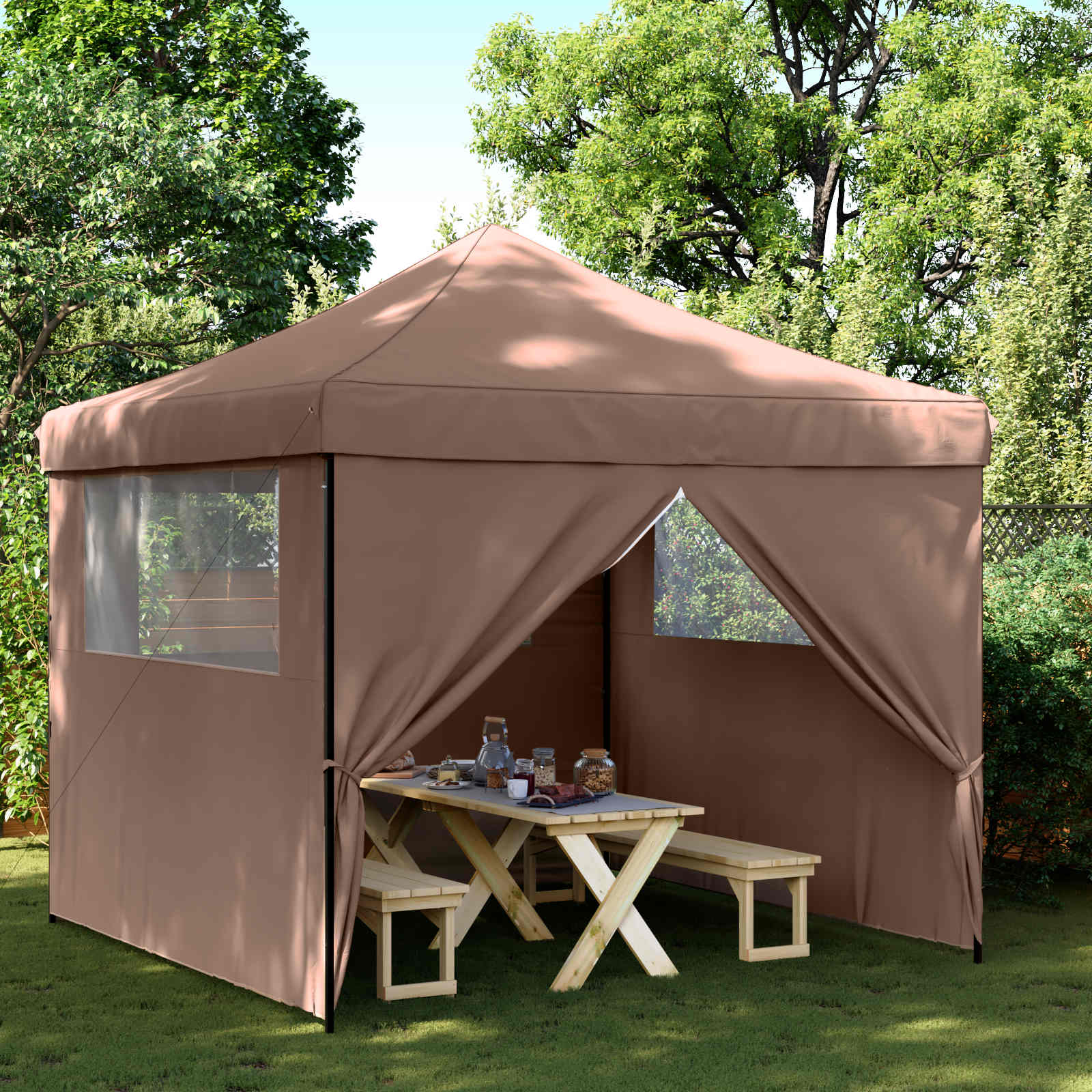 Partytent 292 X 292 X 315 Cm Oxford Stof Ja