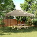 Partytent Taupe 279 x 410 x 315 cm Oxford Stof