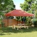 Partytent Terracotta 279 x 410 x 315 cm Oxford Stof
