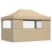 Partytent Beige 279 x 410 x 315 cm Oxford Stof