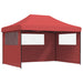 Partytent Bordeauxrood 279 x 410 x 315 cm Oxford Stof