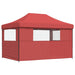 Partytent Bordeauxrood 279 x 410 x 315 cm Oxford Stof