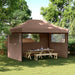 Partytent Bruin 279 x 410 x 315 cm Oxford Stof