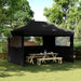 Partytent Zwart 279 x 410 x 315 cm Oxford Stof