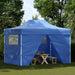 Partytent Blauw 280 x 410 x 315 cm Oxford Stof
