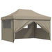 Partytent Taupe 279 x 410 x 315 cm Oxford Stof