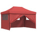 Partytent Bordeauxrood 279 x 410 x 315 cm Oxford Stof