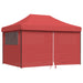 Partytent Bordeauxrood 279 x 410 x 315 cm Oxford Stof