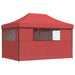 Partytent Bordeauxrood 279 x 410 x 315 cm Oxford Stof