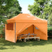 Partytent Oranje 279 x 410 x 315 cm Oxford Stof