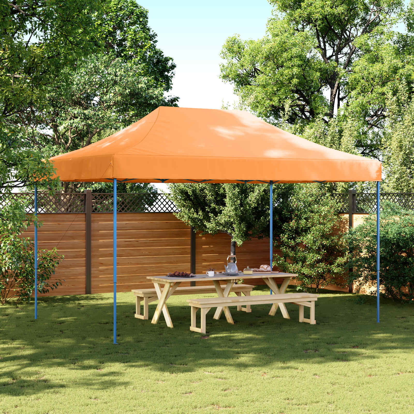 Partytent Oranje 292 x 440 x 315 cm Oxford Stof