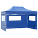 Partytent Blauw 291 x 431 x 315 cm Oxford Stof