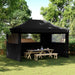 Partytent Zwart 292 x 440 x 315 cm Oxford Stof