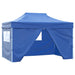 Partytent Blauw 291 x 431 x 315 cm Oxford Stof