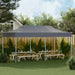 Partytent Antraciet 291 x 580 x 315 cm Oxford Stof
