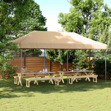 Partytent Beige 292 x 580 x 315 cm Oxford Stof