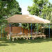 Partytent Beige 292 x 580 x 315 cm Oxford Stof
