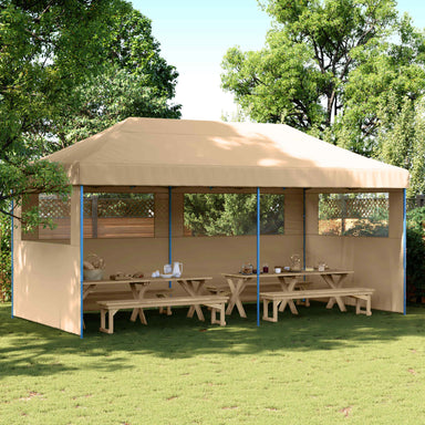 Partytent Beige 292 x 580 x 315 cm Oxford Stof