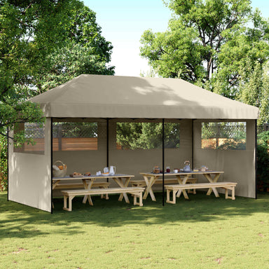 Partytent Taupe 292 x 580 x 315 cm Oxford Stof