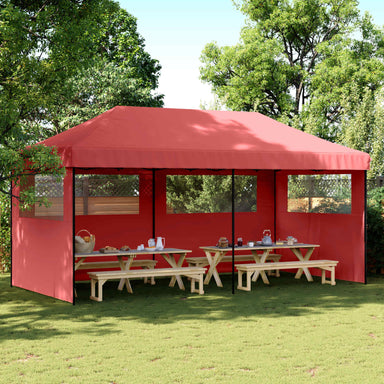 Partytent Bordeauxrood 292 x 580 x 315 cm Oxford Stof