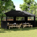 Partytent Zwart 292 x 580 x 315 cm Oxford Stof