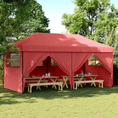 Partytent Bordeauxrood 292 x 580 x 315 cm Oxford Stof