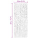 Medium pile zachte en wasbare tapijt HUARTE Bruin 200 x 80 cm