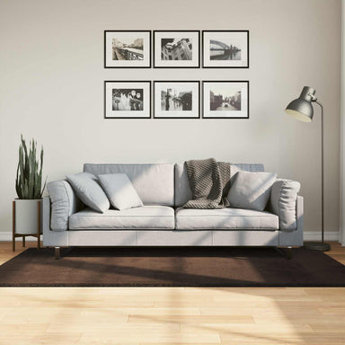 Medium pile zachte en wasbare tapijt HUARTE Bruin 200 x 100 cm