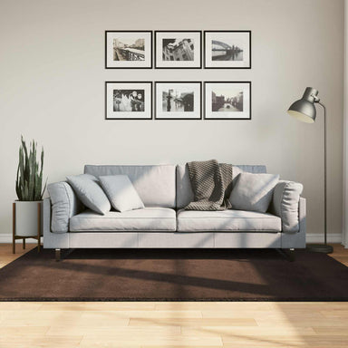 Medium pile zachte en wasbare tapijt HUARTE Bruin 200 x 140 cm