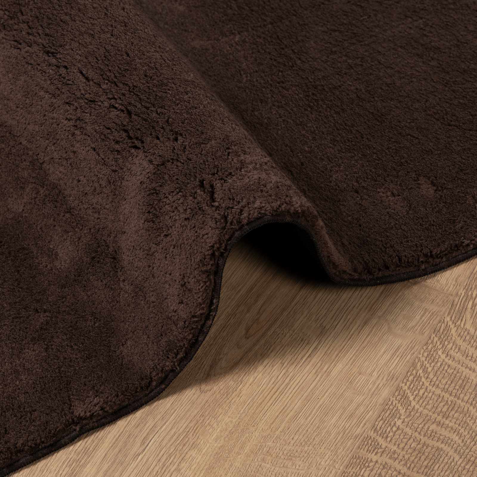 Medium pile zachte en wasbare tapijt HUARTE Bruin 230 x 160 cm