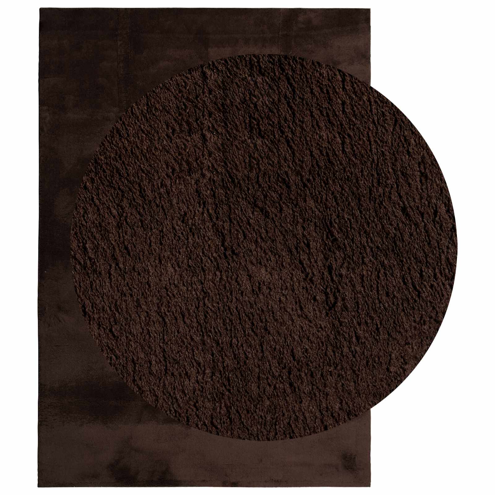 Medium pile zachte en wasbare tapijt HUARTE Bruin 230 x 160 cm