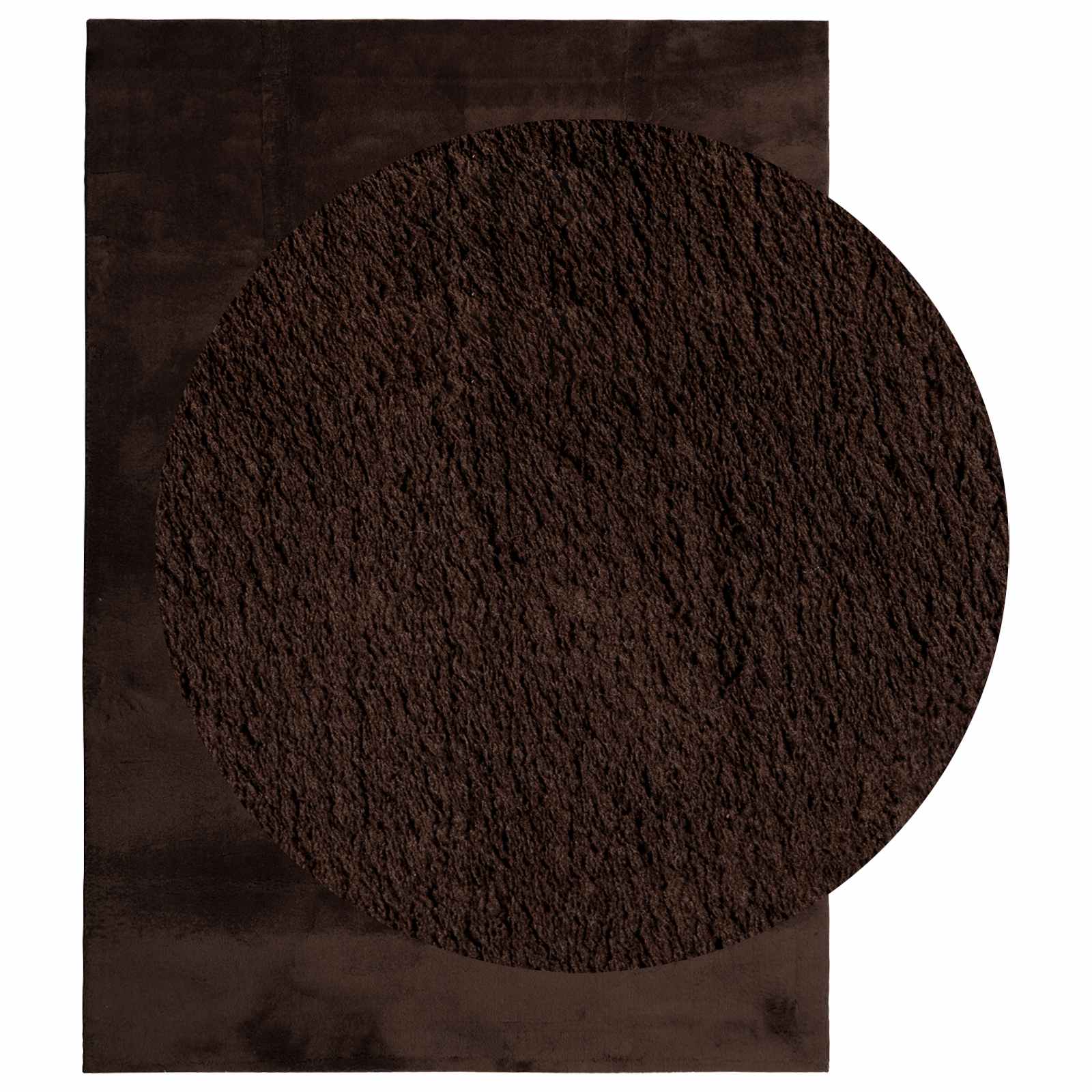 Medium pile zachte en wasbare tapijt HUARTE Bruin 200 x 280 cm