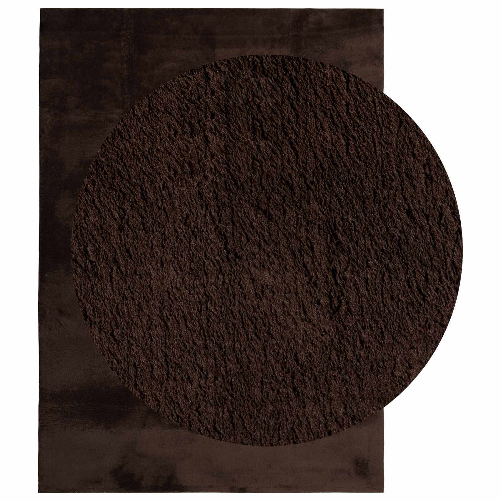 Medium pile zachte en wasbare tapijt HUARTE Bruin 340 x 240 cm