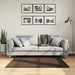 Medium pile zachte en wasbare tapijt HUARTE Bruin 120 x 120 cm