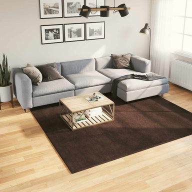 Medium pile zachte en wasbare tapijt HUARTE Bruin 240 x 240 cm
