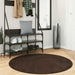 Medium pile zachte en wasbare tapijt HUARTE Bruin Ø 120 CM