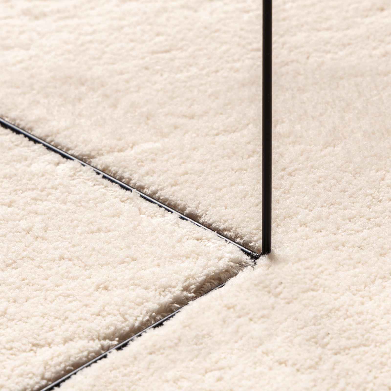 Medium pile zachte en wasbare tapijt HUARTE Beige 80 x 400 cm