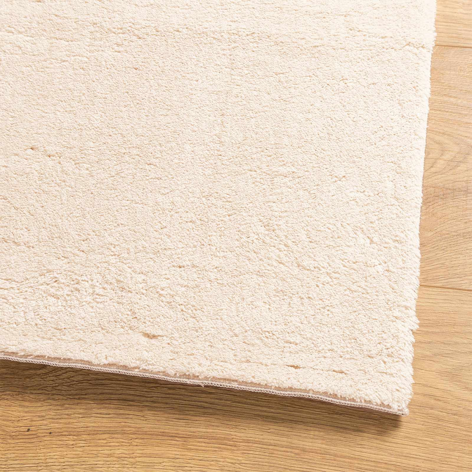 Medium pile zachte en wasbare tapijt HUARTE Beige 80 x 400 cm
