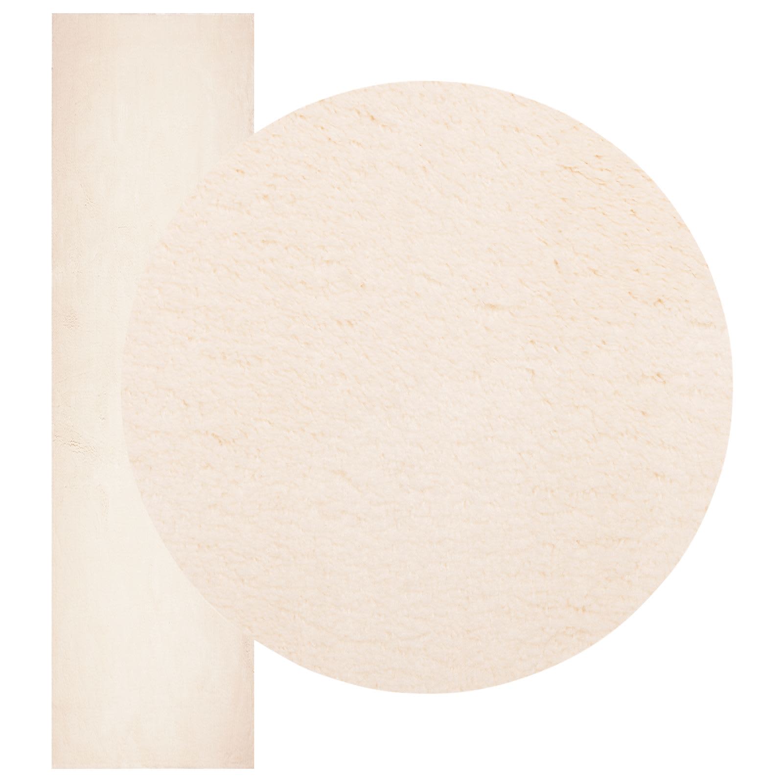 Medium pile zachte en wasbare tapijt HUARTE Beige 80 x 400 cm