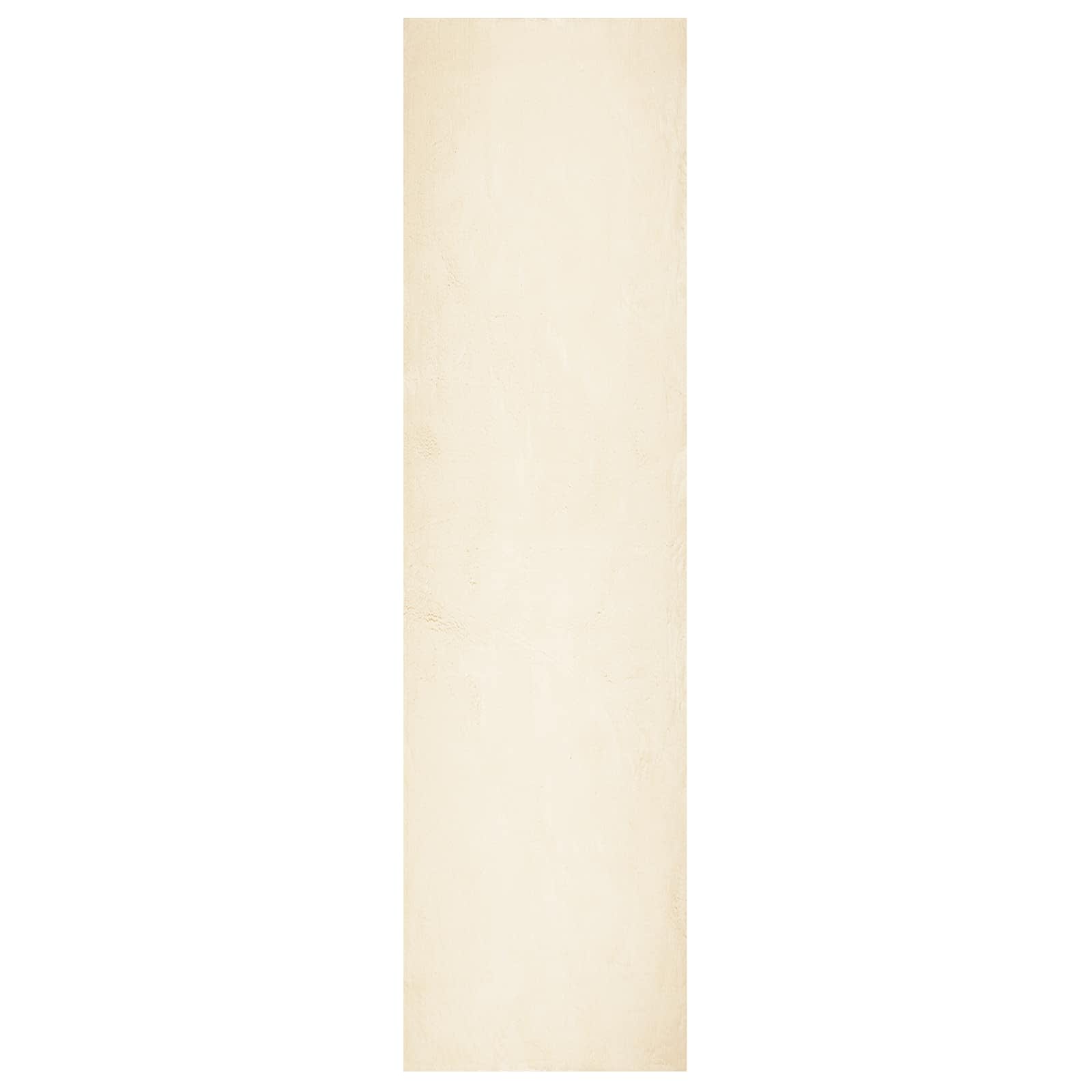 Medium pile zachte en wasbare tapijt HUARTE Crème 80 x 300 cm