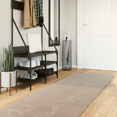 Medium pile zachte en wasbare tapijt HUARTE Zand 1000 x 80 cm