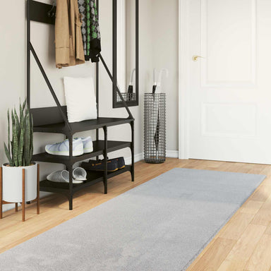 Medium pile zachte en wasbare tapijt HUARTE Grijs 80 x 300 cm