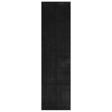 Medium pile zachte en wasbare tapijt HUARTE Zwart 400 x 80 cm