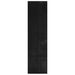 Medium pile zachte en wasbare tapijt HUARTE Zwart 400 x 80 cm
