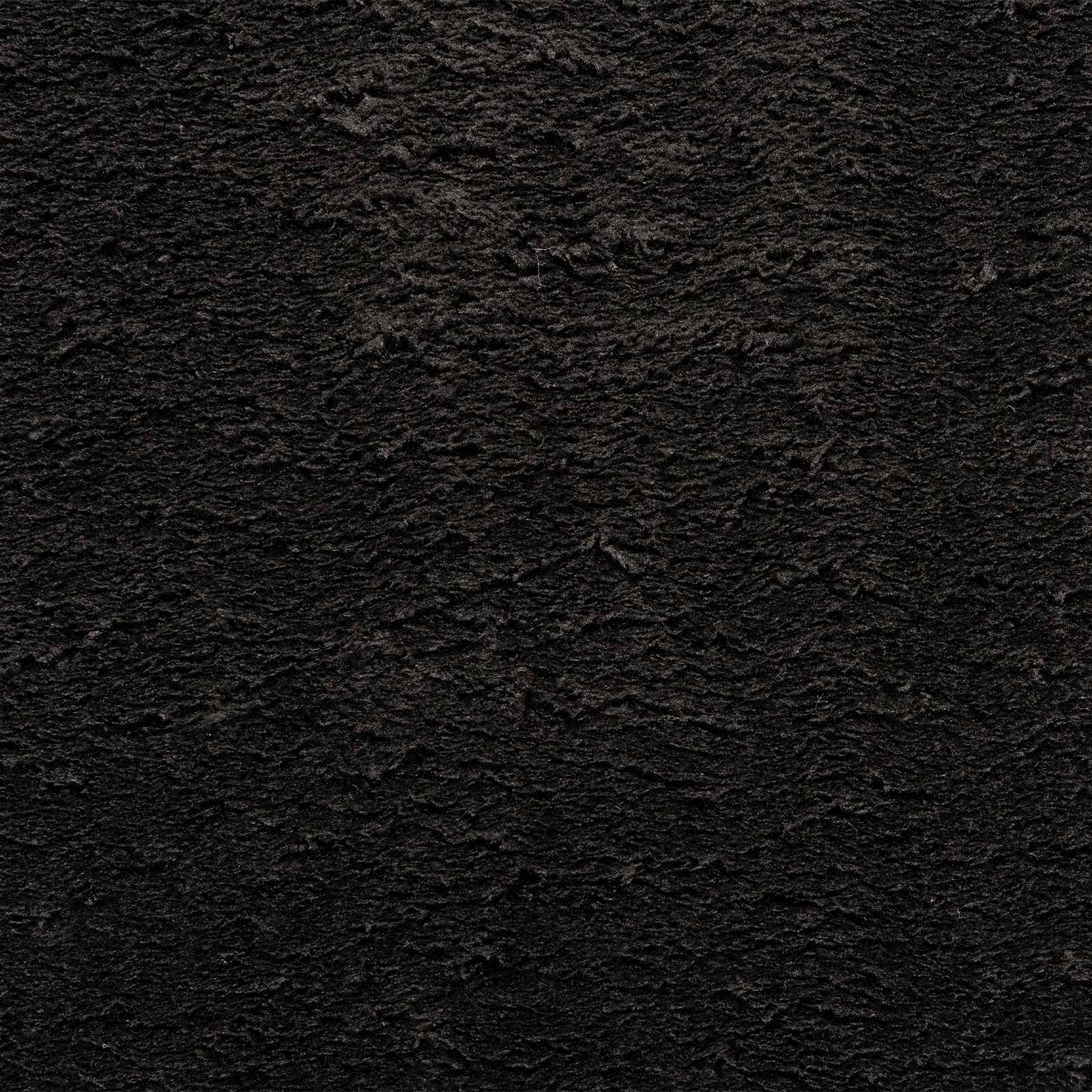 Medium pile zachte en wasbare tapijt HUARTE Zwart 750 x 80 cm