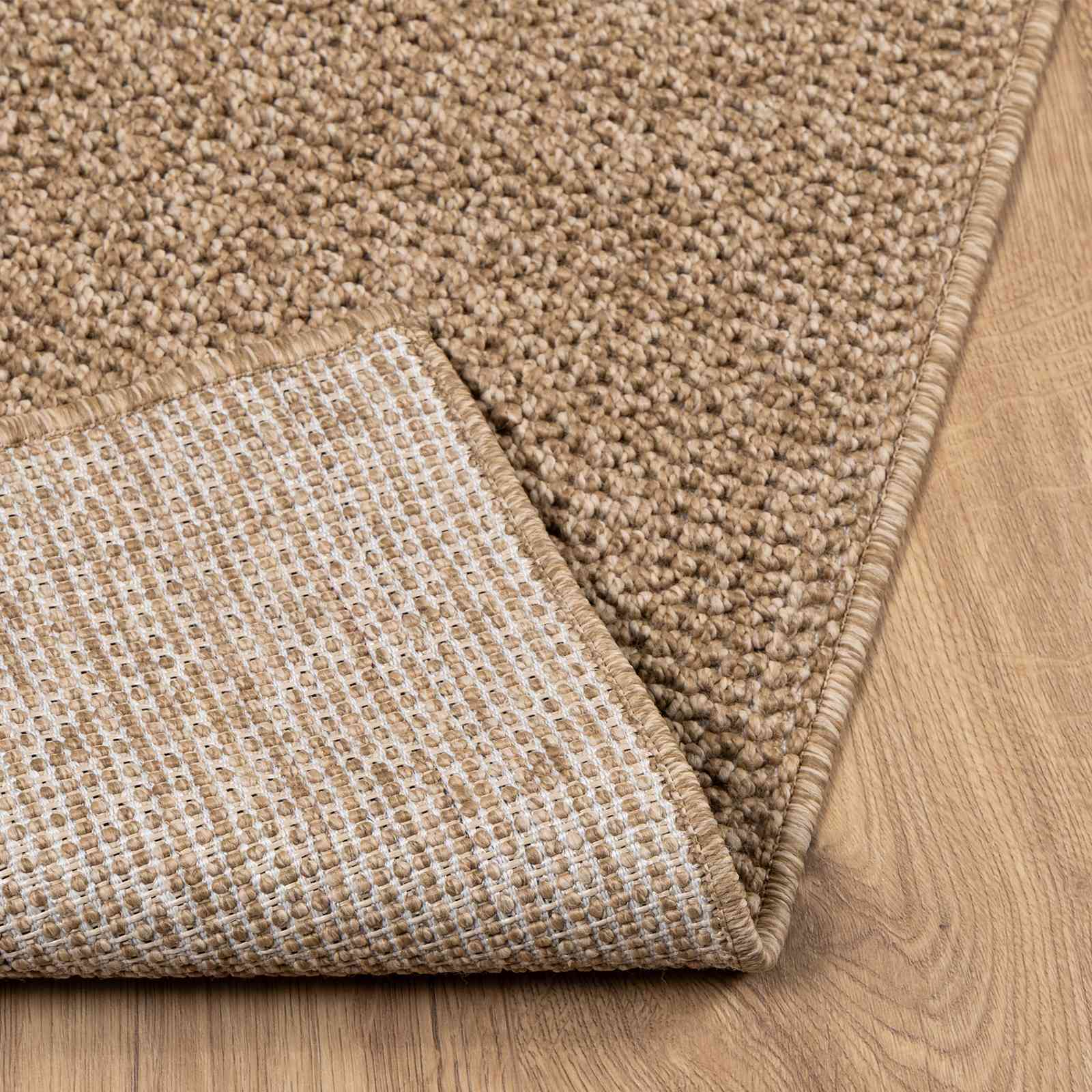 Vloerkleden Rechthoekig AGIRA Naturel 150 x 80 cm Polyester