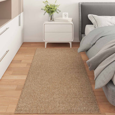 Vloerkleden Rechthoekig AGIRA Naturel 150 x 80 cm Polyester