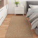 Vloerkleden Rechthoekig AGIRA Naturel 150 x 80 cm Polyester
