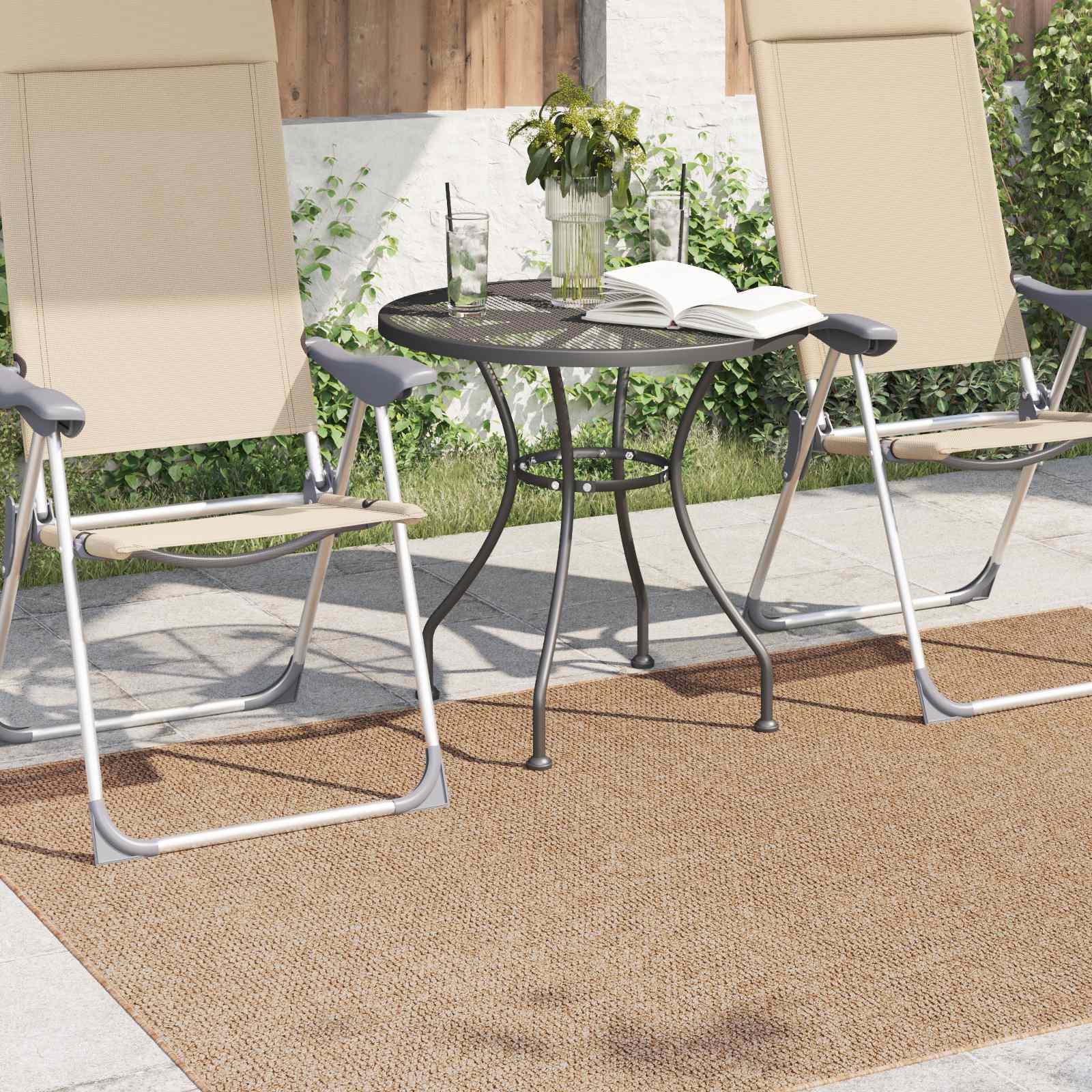 Vloerkleden Rechthoekig AGIRA Naturel 230 x 160 cm Polyester