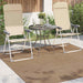Vloerkleden Vierkant AGIRA Naturel 120 x 120 cm Polyester